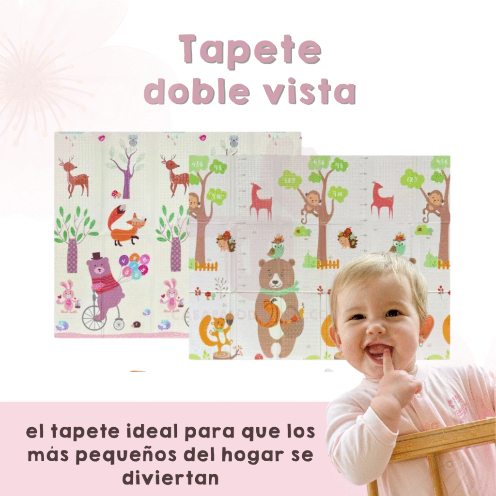 Tapete doble vista Oso