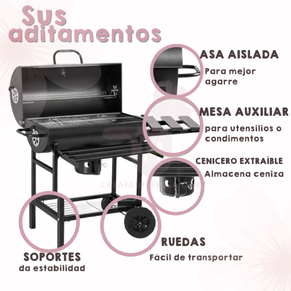 Asador Estilo Barril - Image 3