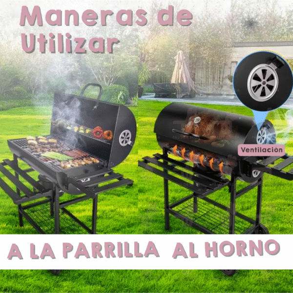 Asador Estilo Barril - Image 4