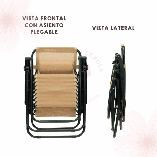 Silla Gravedad Cero Beige - Image 7
