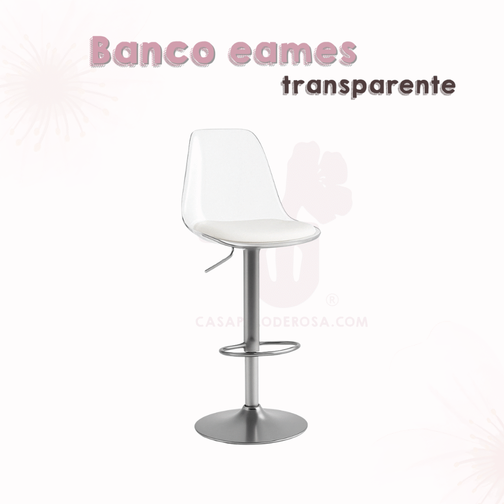 Banco Eames transparente