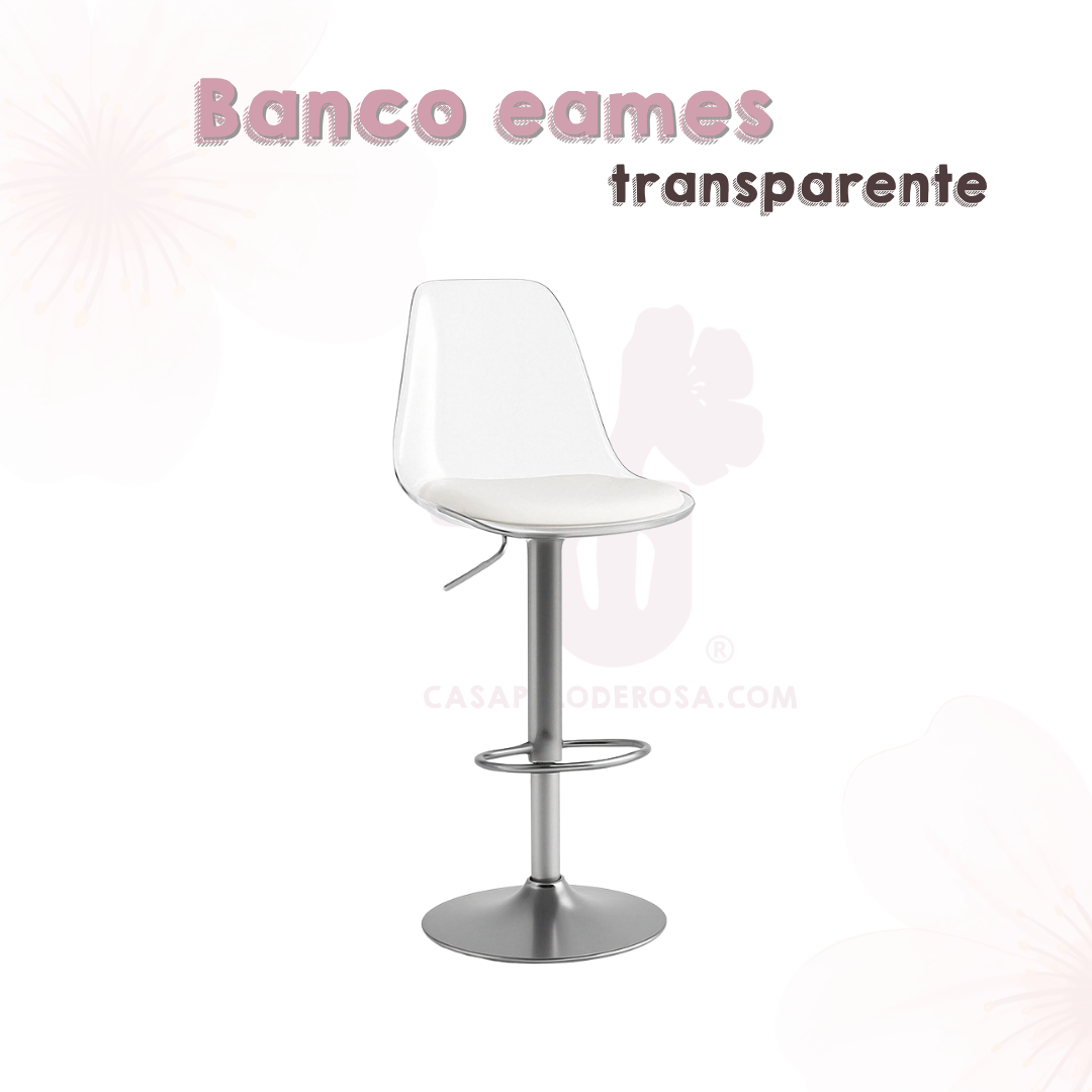 Banco Eames transparente