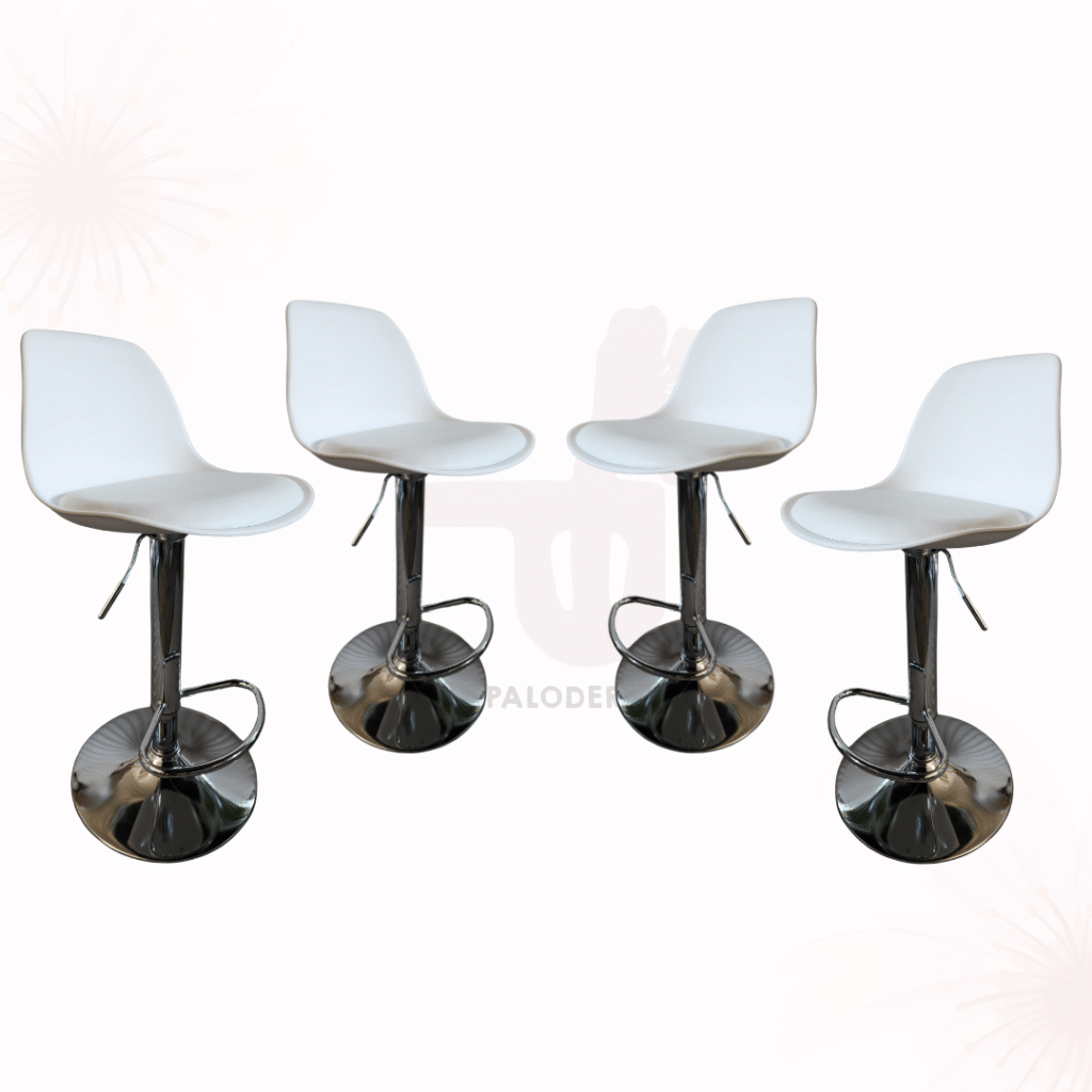 Banco Eames Blanco pack 4 pzas.