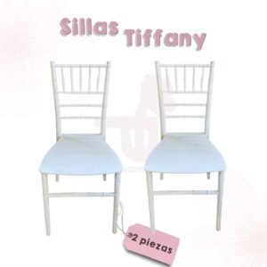 Sillas Tiffany 2 piezas