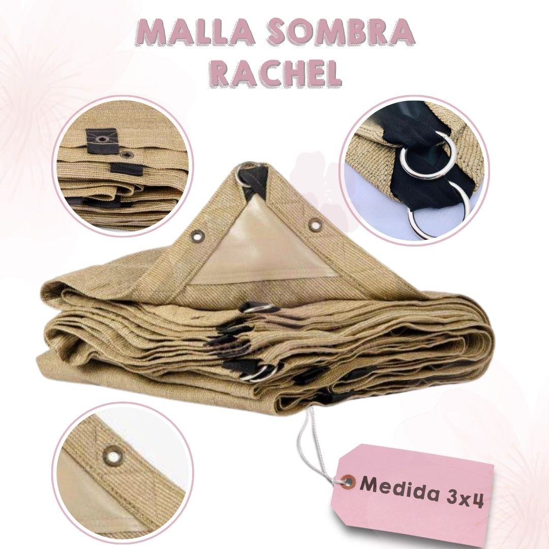 Malla sombra Rachel 3x4