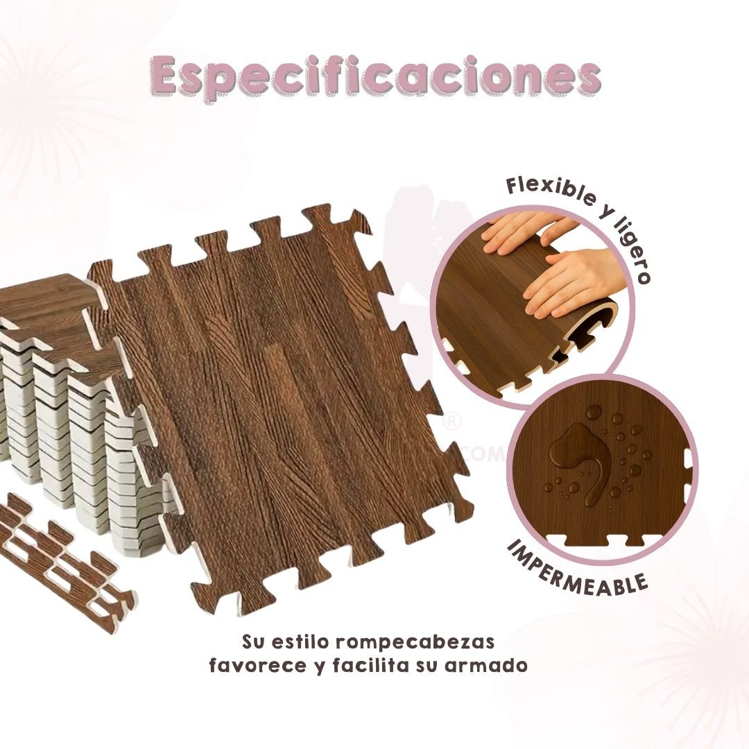 PISO EVA chocolate 16 pzas - Image 3