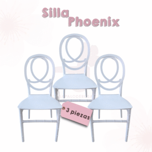 Silla Phoenix 3 piezas