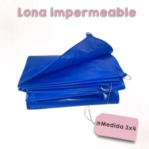Lona Impermeable 3x4 Azul