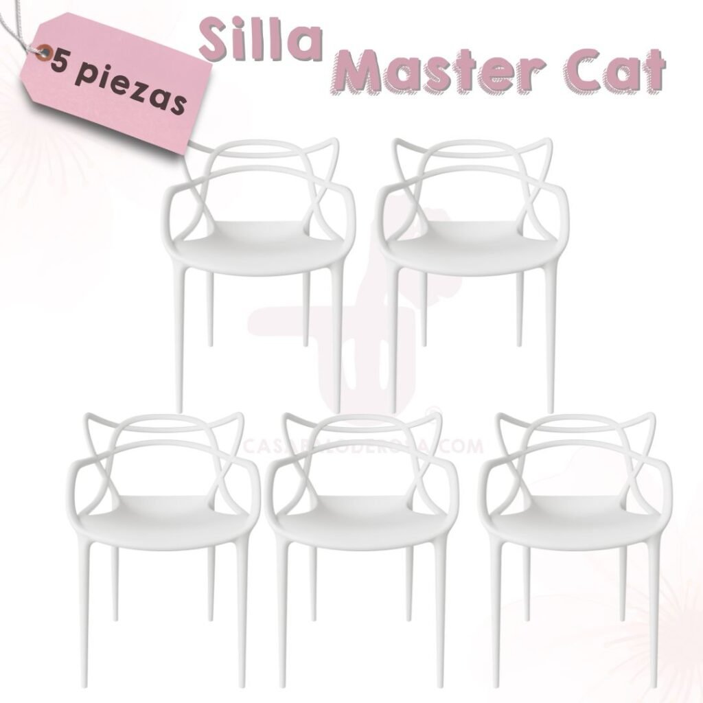Silla Master Cat 5pzas