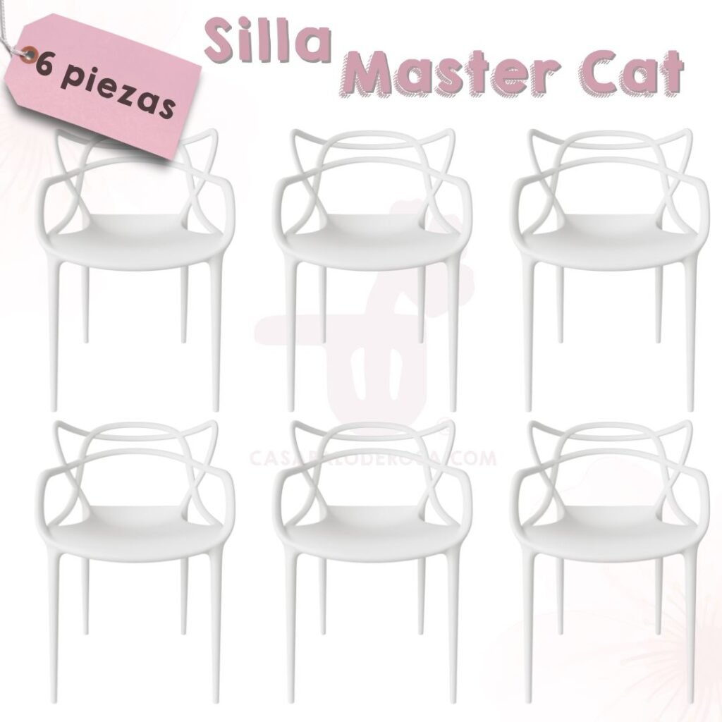 Silla Master Cat 6pzas