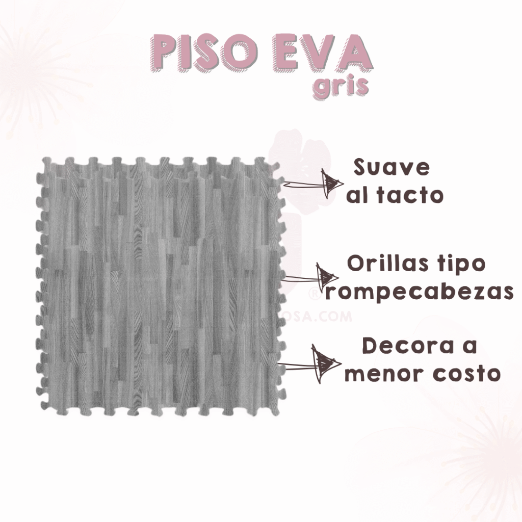 Piso Eva gris