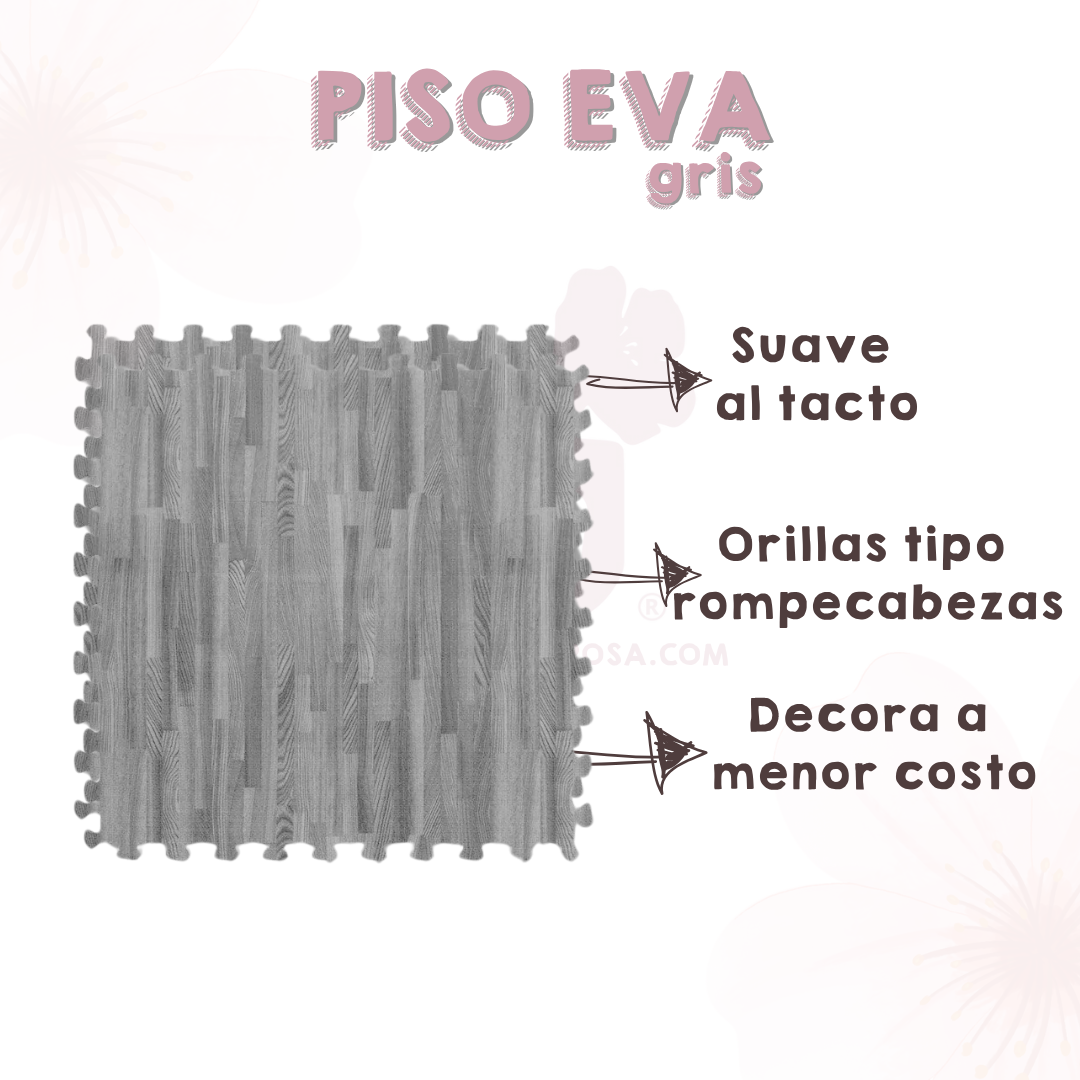 Piso Eva gris