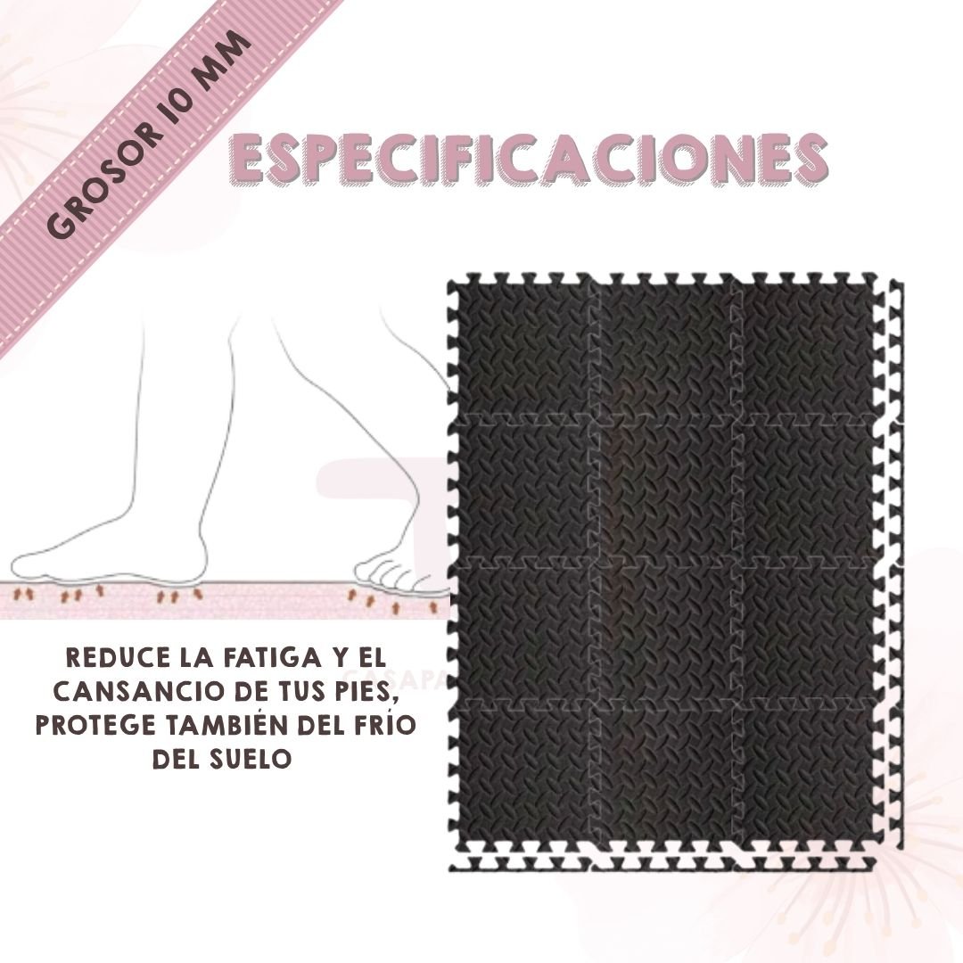 Piso Eva Negro 60x60x1 - Image 5