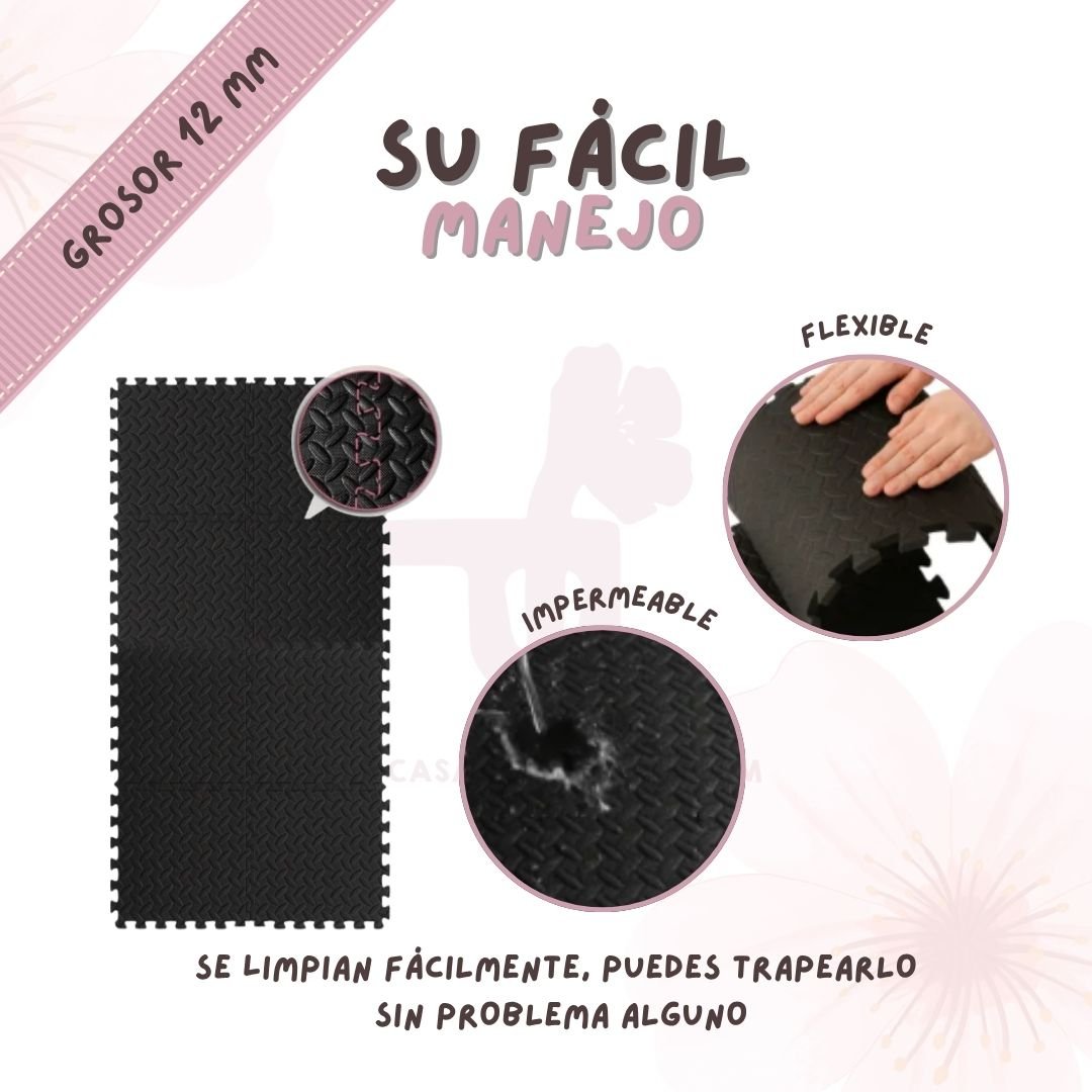 Piso Eva Negro 60x60x1.2 - Image 6