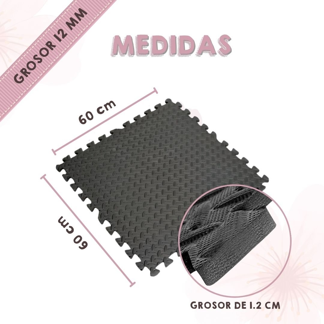 Piso Eva Negro 60x60x1.2 - Image 2