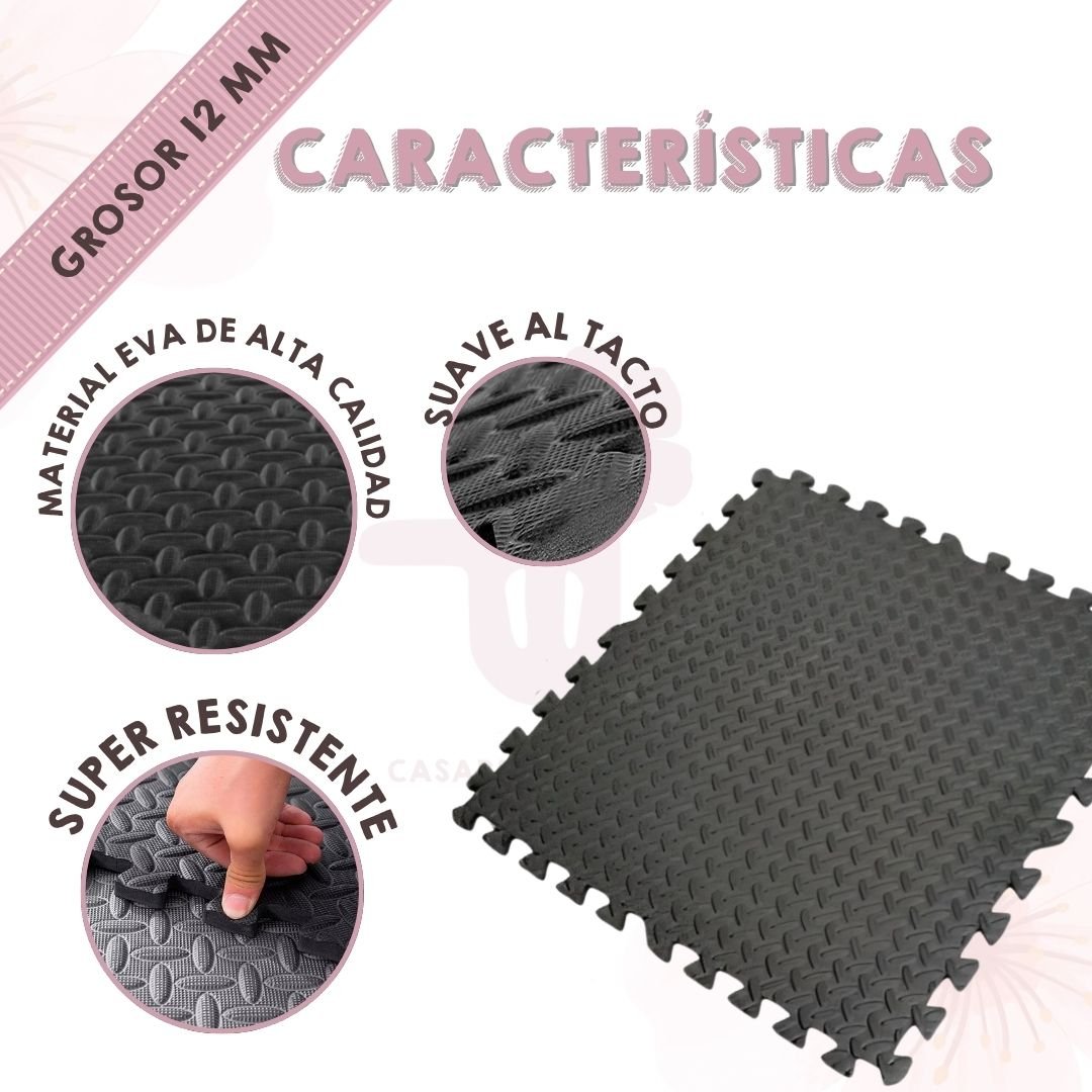 Piso Eva Negro 60x60x1.2 - Image 3