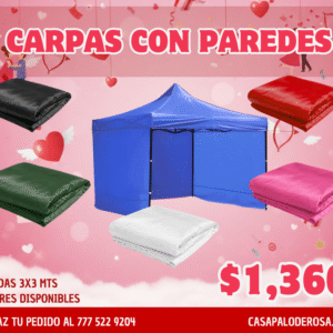 CARPA CON PAREDES 3X3
