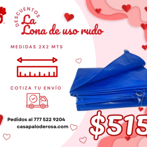 Lona Impermeable 2x2 Azul